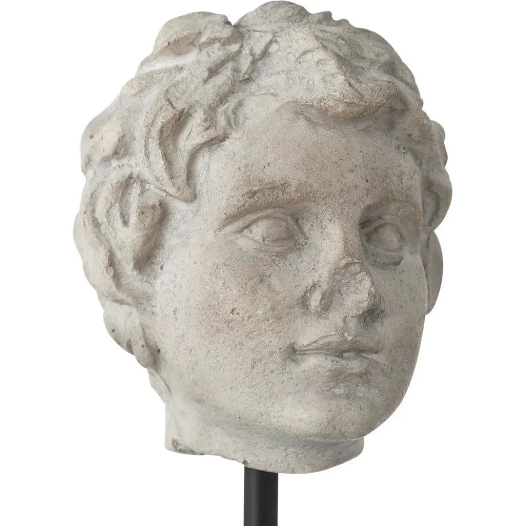 Venus Head On Stand Set Sculpture (Set Of 2) - LOOMLAN - Currey & Co - Statues & Sculptures