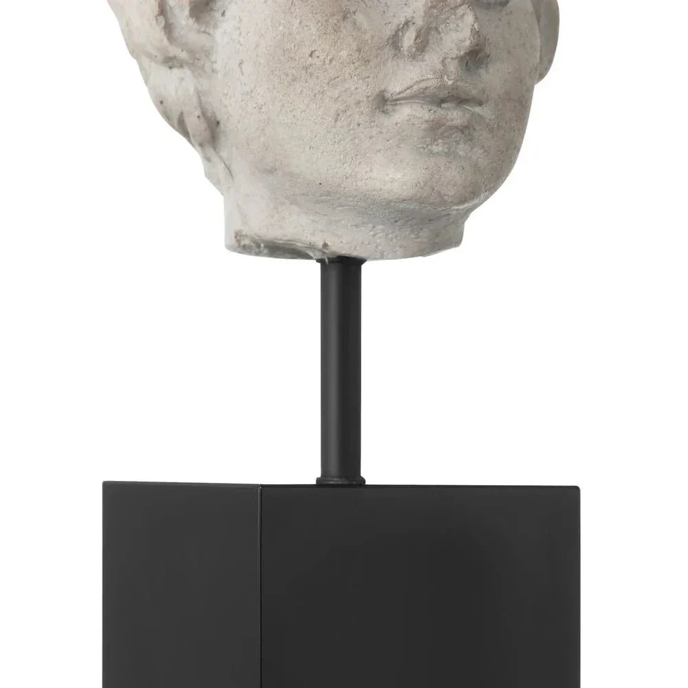 Venus Head On Stand Set Sculpture (Set Of 2) - LOOMLAN - Currey & Co - Statues & Sculptures