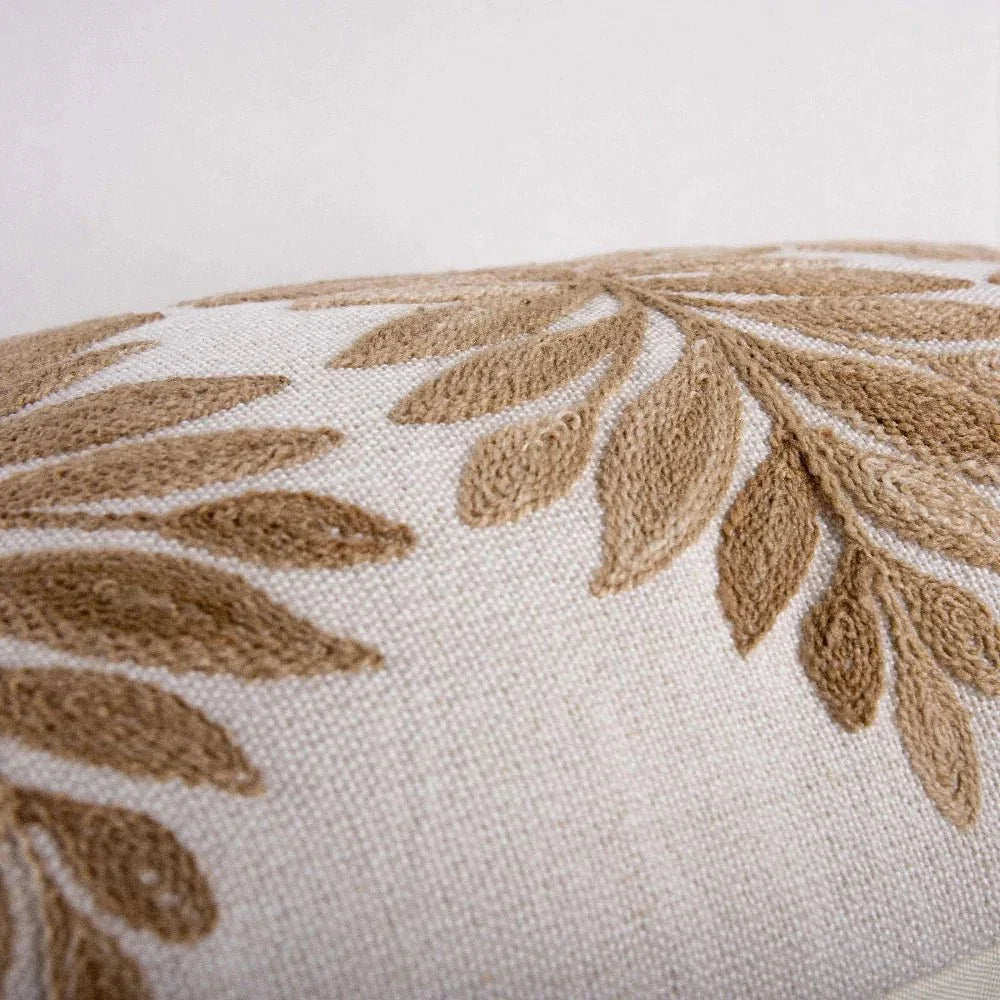 Vera Botanical Lumbar Outdoror Pillow-Outdoor Pillows-LOOMLAN-LOOMLAN