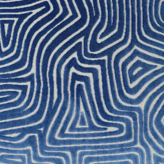 D.V. Kap Vertigo Blue Abstract Blue Large Throw Pillow Insert