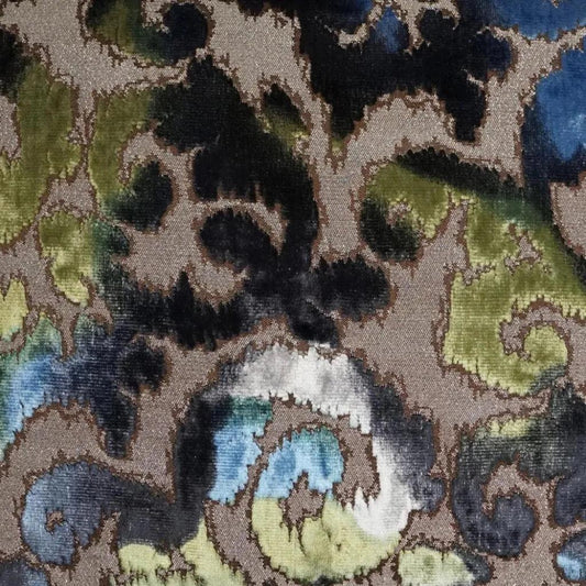 Vicenza Green Blue Navy Large Throw Pillow Insert - LOOMLAN - D.V. Kap - Throw Pillows