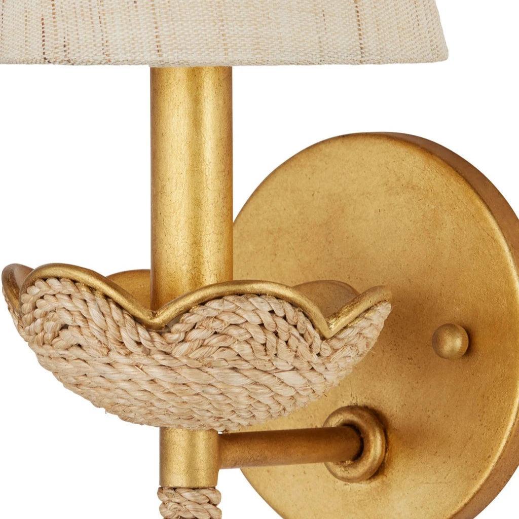 Vichy Wall Sconce - LOOMLAN - Currey & Co - Wall Sconces