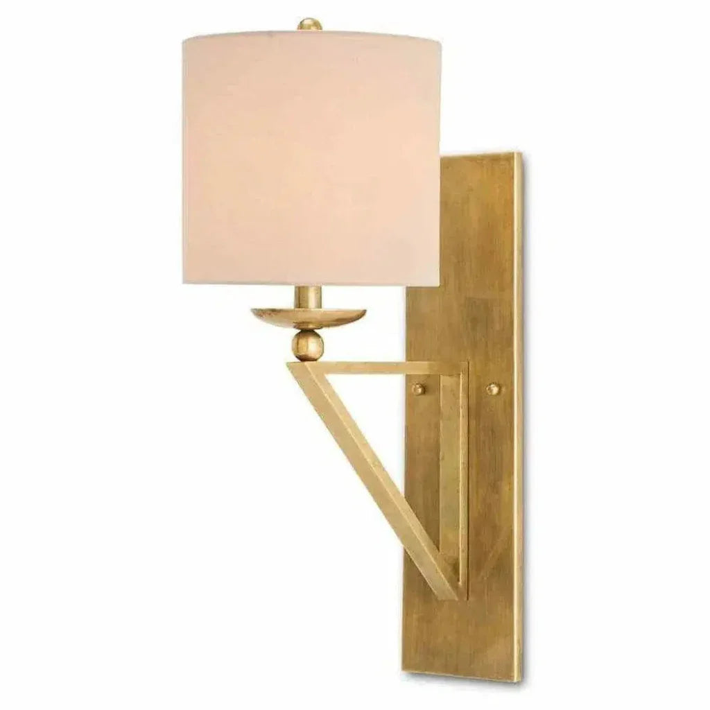 Vintage Brass Anthology Wall Sconce - LOOMLAN - Currey & Co - Wall Sconces