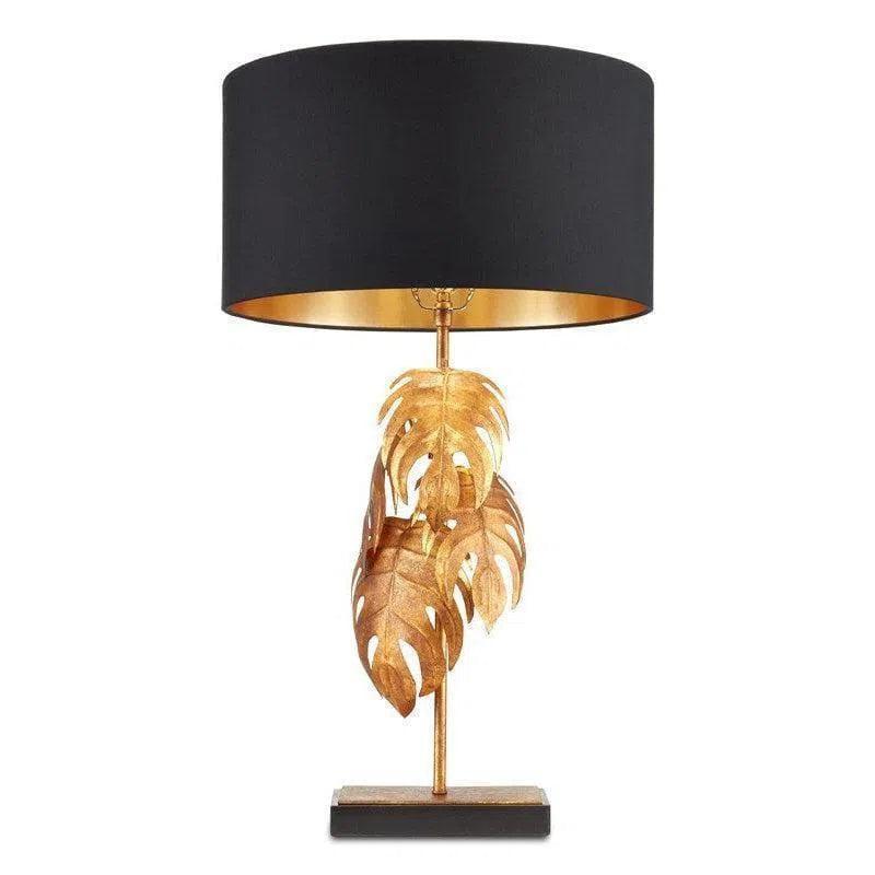 Vintage Gold Irvin Table Lamp - LOOMLAN - Currey & Co - Table Lamps