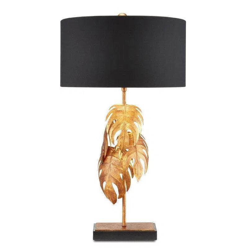 Vintage Gold Irvin Table Lamp - LOOMLAN - Currey & Co - Table Lamps