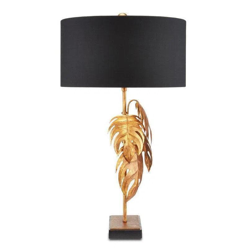 Vintage Gold Irvin Table Lamp - LOOMLAN - Currey & Co - Table Lamps