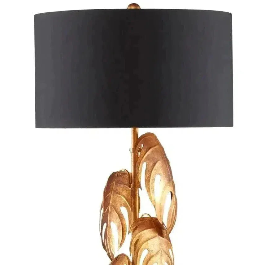 Vintage Gold Irvin Table Lamp - LOOMLAN - Currey & Co - Table Lamps