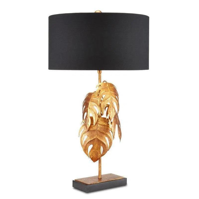 Vintage Gold Irvin Table Lamp - LOOMLAN - Currey & Co - Table Lamps