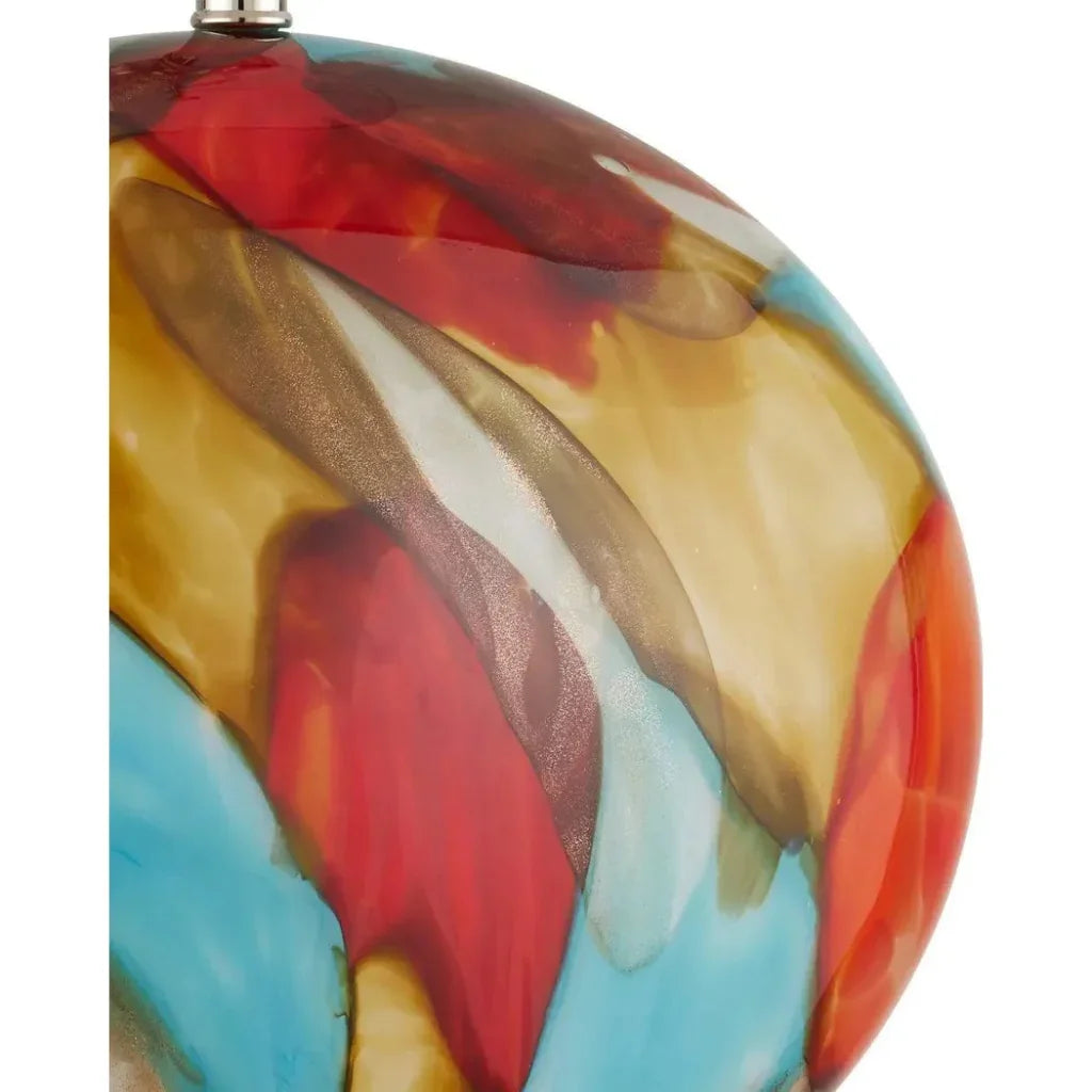 Vivid Glass Multicolor Table Lamp - LOOMLAN - Currey & Co - Table Lamps
