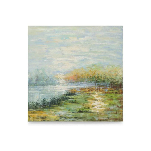 Walk In The Park Oil Painting Artwork-Framed Wall Art-Chelsea House-LOOMLAN