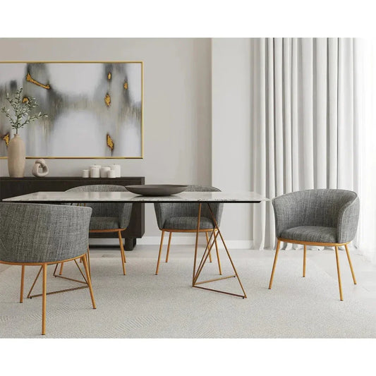 Water Marks Hand Wall Art With Gold Floater - LOOMLAN - SUNPAN - Canvas Art