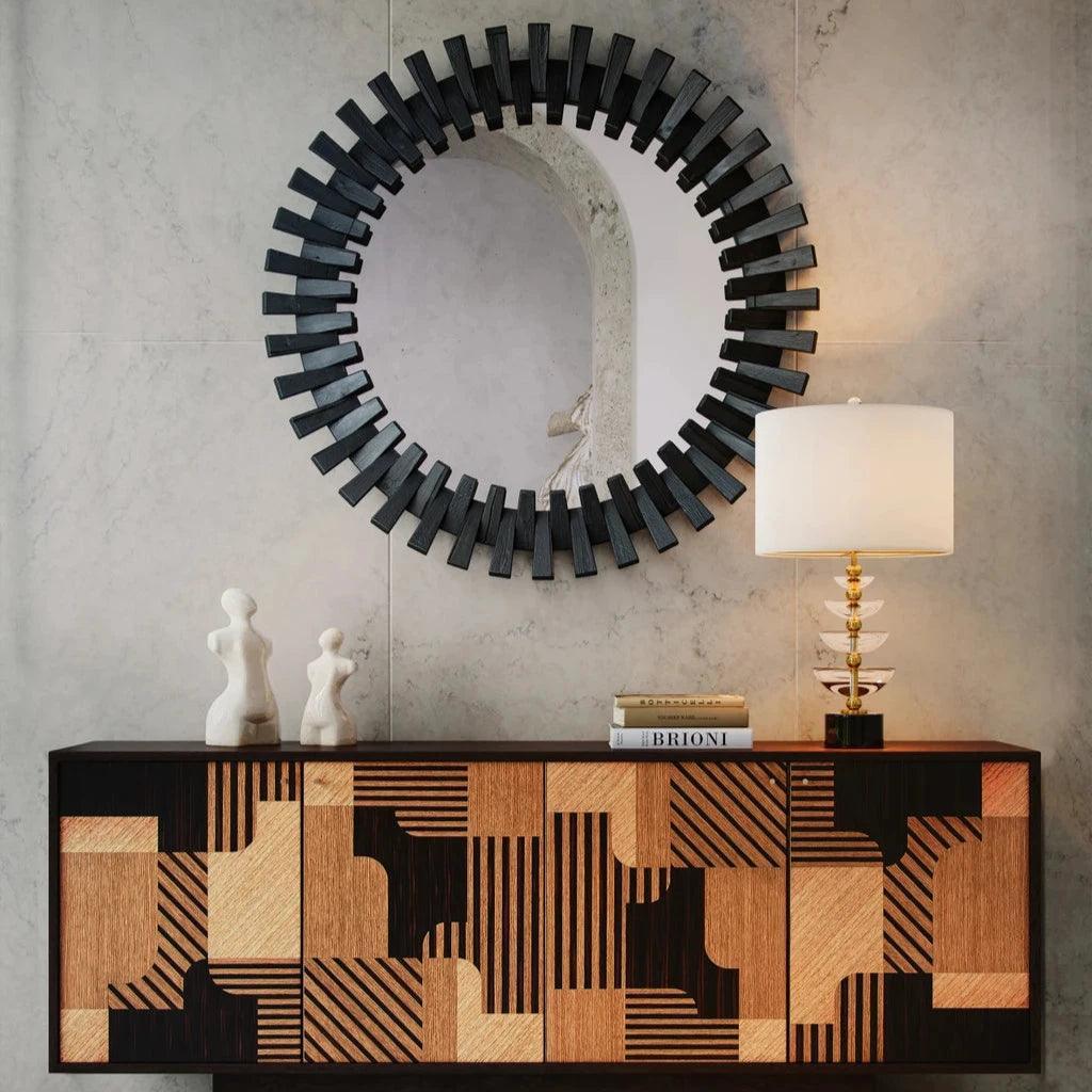 Waterfall Table Lamp - LOOMLAN - Currey & Co - Table Lamps