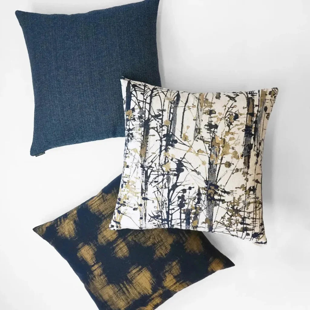 Wellford Blue Blue Throw Pillow With Insert - LOOMLAN - D.V. Kap - Throw Pillows