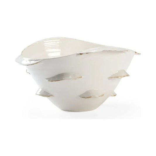 Whiston Antique White Ceramic Bowl - LOOMLAN - Chelsea House - Boxes & Bowls