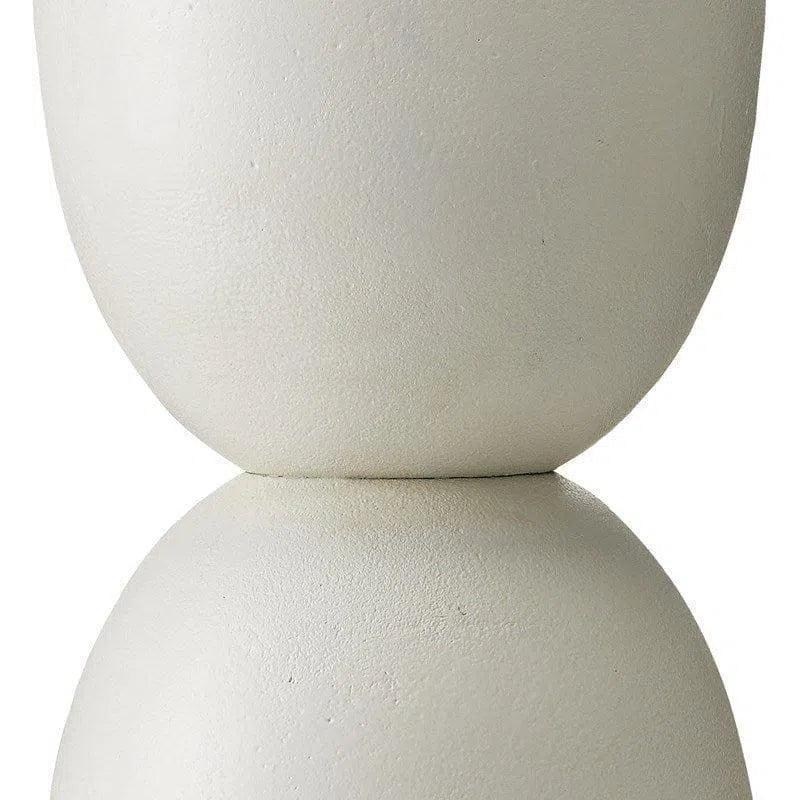 White Linz Table Lamp - LOOMLAN - Currey & Co - Table Lamps