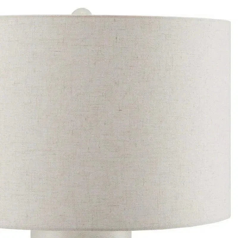 White Linz Table Lamp - LOOMLAN - Currey & Co - Table Lamps