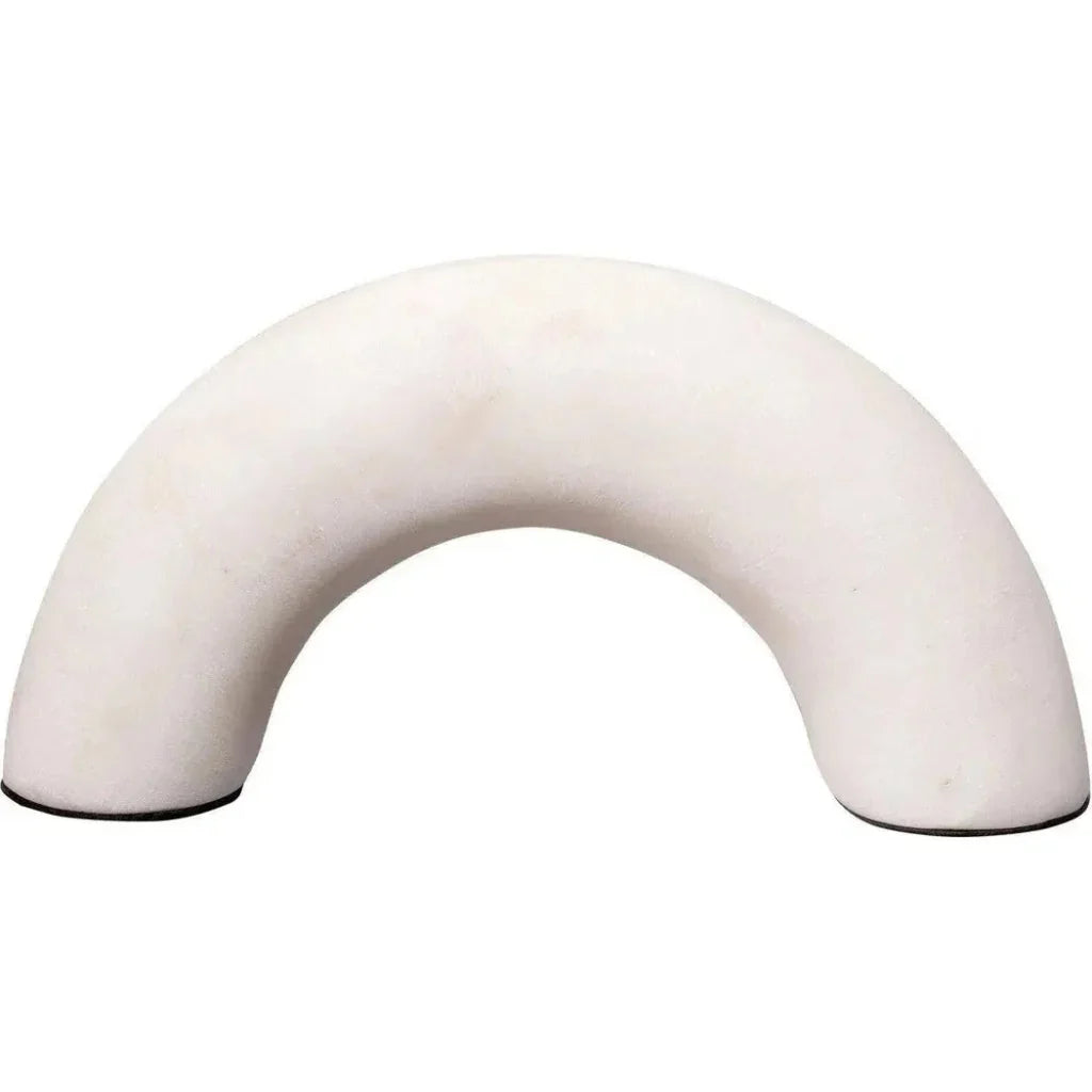 White Marble Ostrich Object - LOOMLAN - Jamie Young - Statues & Sculptures