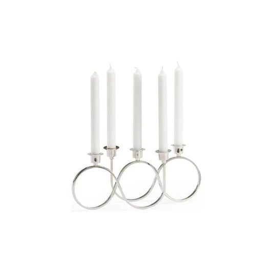 Windsor Candlestick Brass Made Five Candleholder - LOOMLAN - Chelsea House - Candle Holders