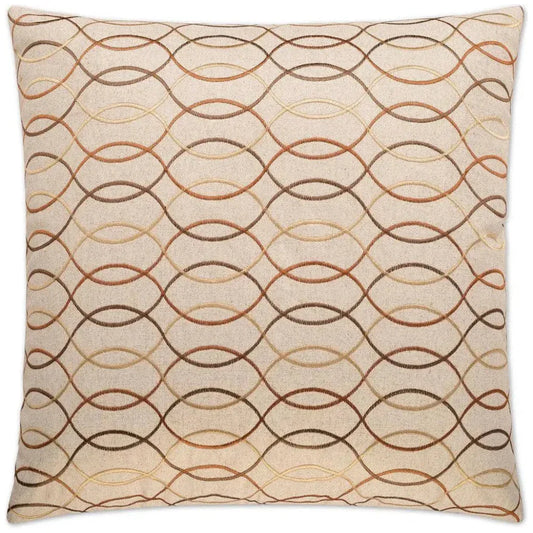 Wynn Copper Throw Pillow With Insert - LOOMLAN - D.V. Kap - Throw Pillows