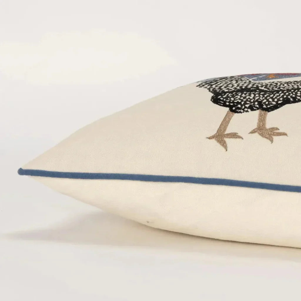 LOOMLAN Yara Roosters Lumbar Pillow Cover Insert Roosters