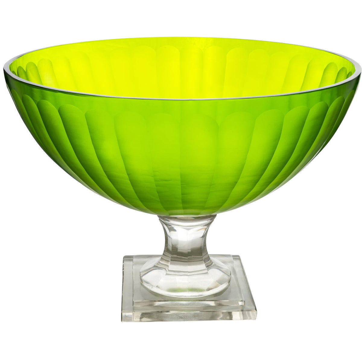 York Collection Glass Footed Bowl