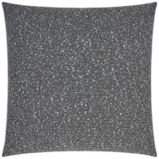 Zealand Textured Farmhouse Black Large Throw Pillow - LOOMLAN - D.V. Kap - Throw Pillows