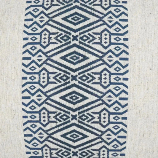 Zinga Indigo Band Navy Large Throw Pillow Insert - LOOMLAN - D.V. Kap - Throw Pillows