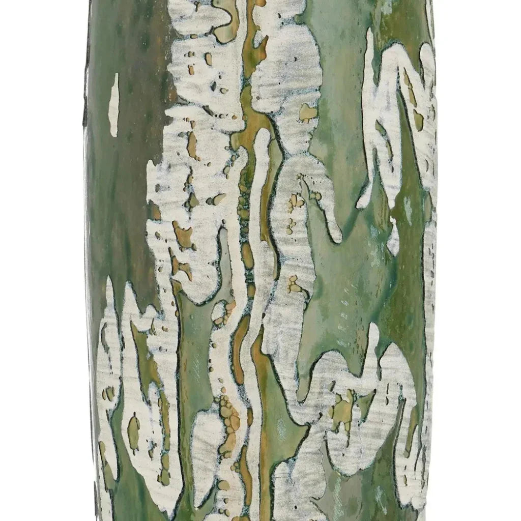 Zowan Ceramic & Optic Crystal Green Table Lamp - LOOMLAN - Currey & Co - Table Lamps
