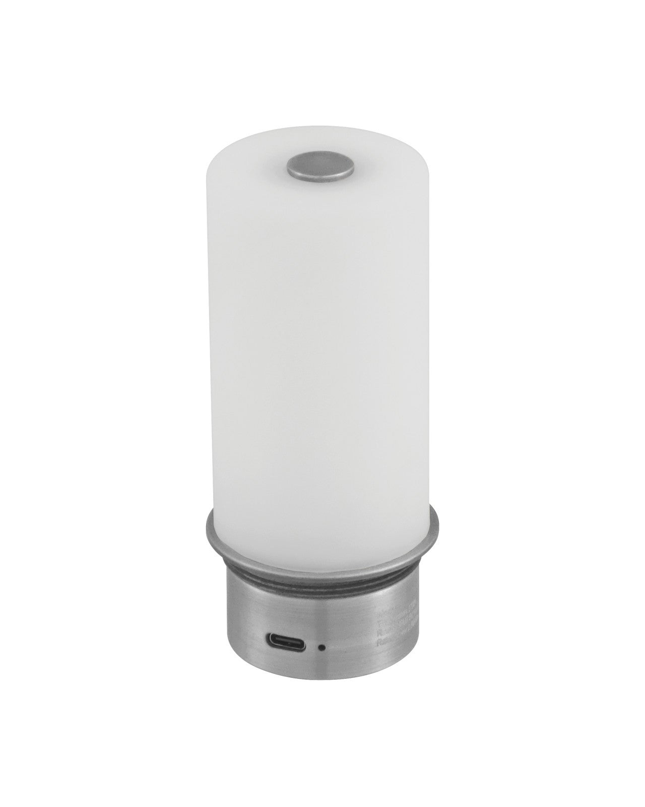 Gadabout Cordless Metalic Silver Table Lamp