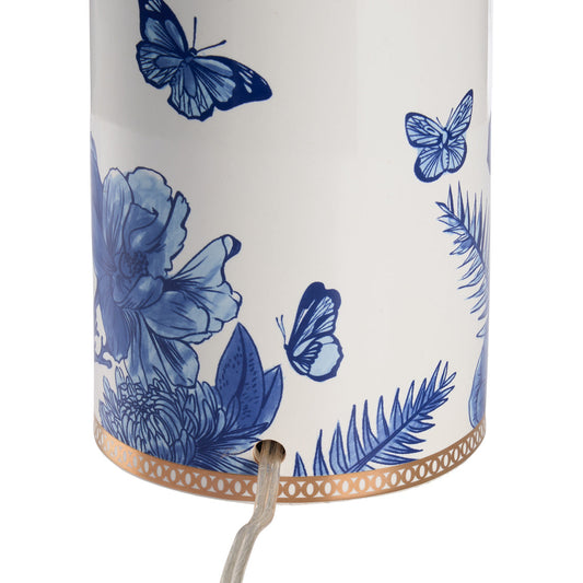 Butterfly White Ceramic Table Lamp