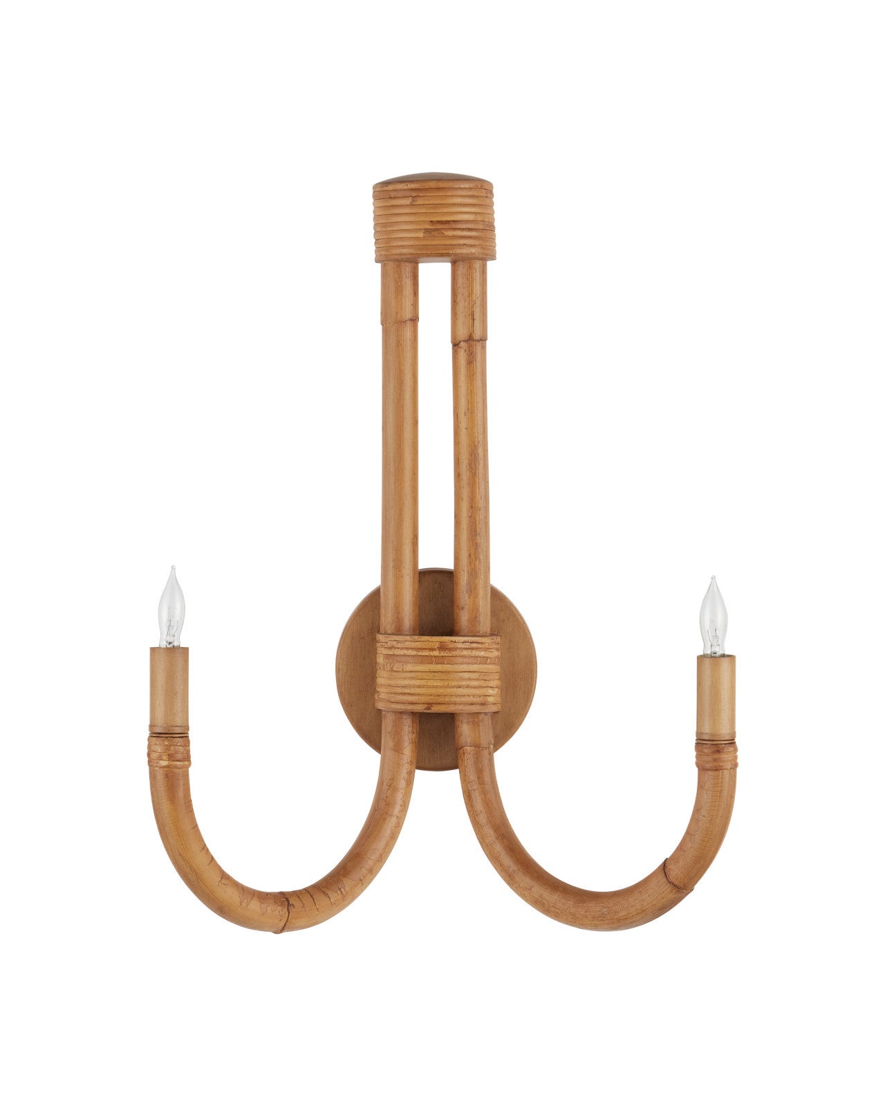 Samsara Natural Rattan Wall Sconce