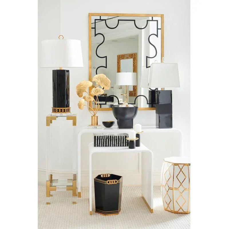 Banded Luxurious Italian Design Table Lamp - LOOMLAN - Chelsea House - Table Lamps