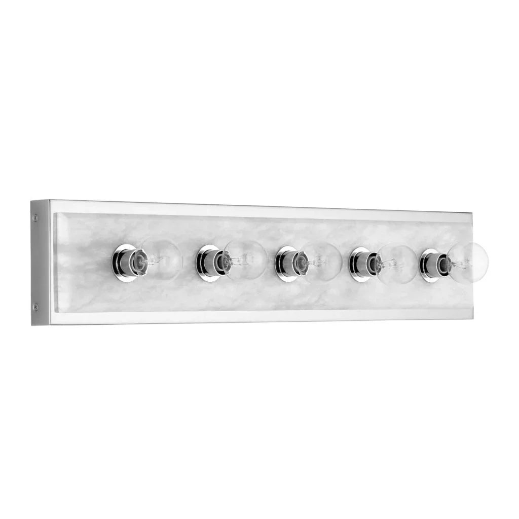 Berdine Large Nickel Design Wall Sconce - LOOMLAN - Currey & Co - Wall Sconces