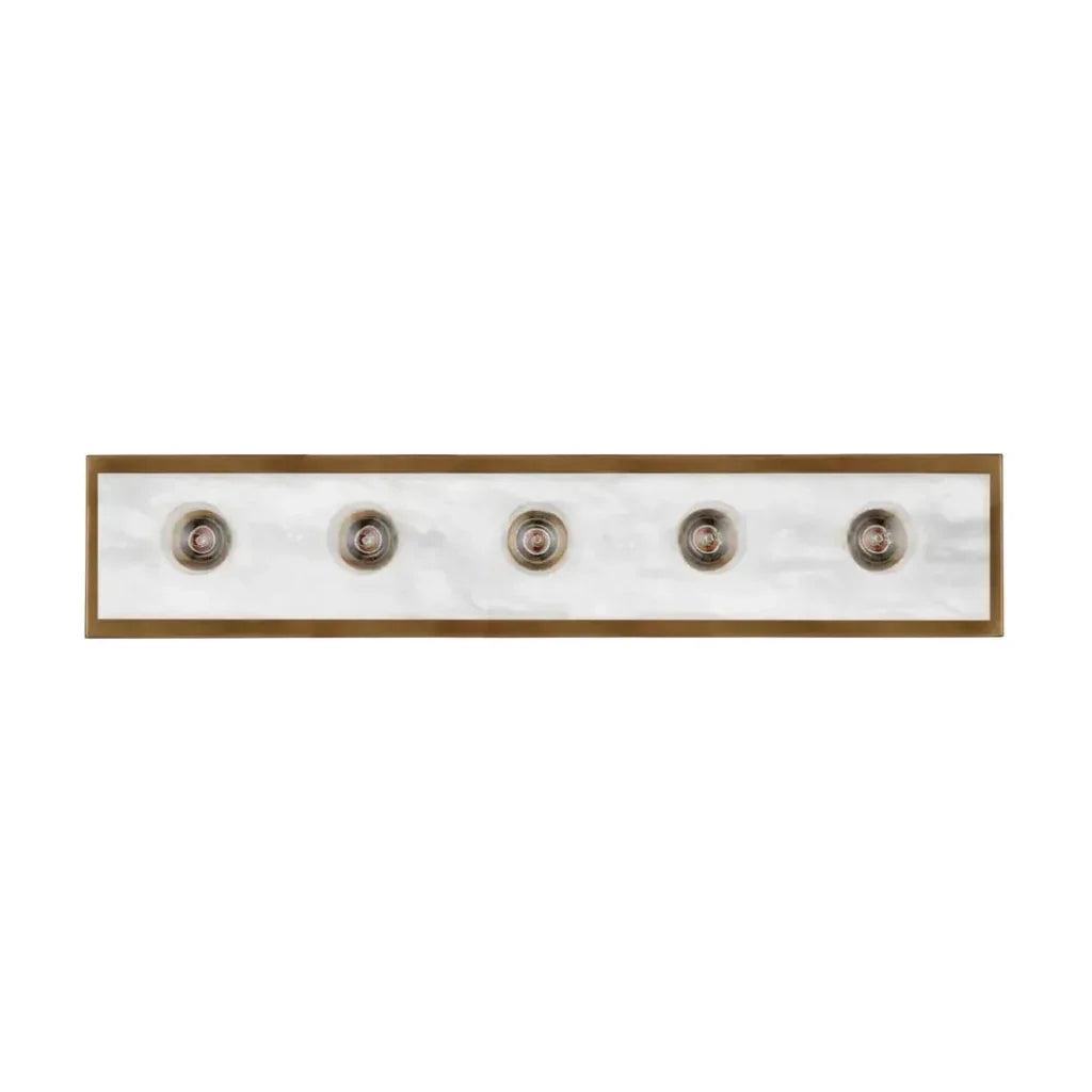 Berdine Modern Brass Design Wall Sconce - LOOMLAN - Currey & Co - Wall Sconces