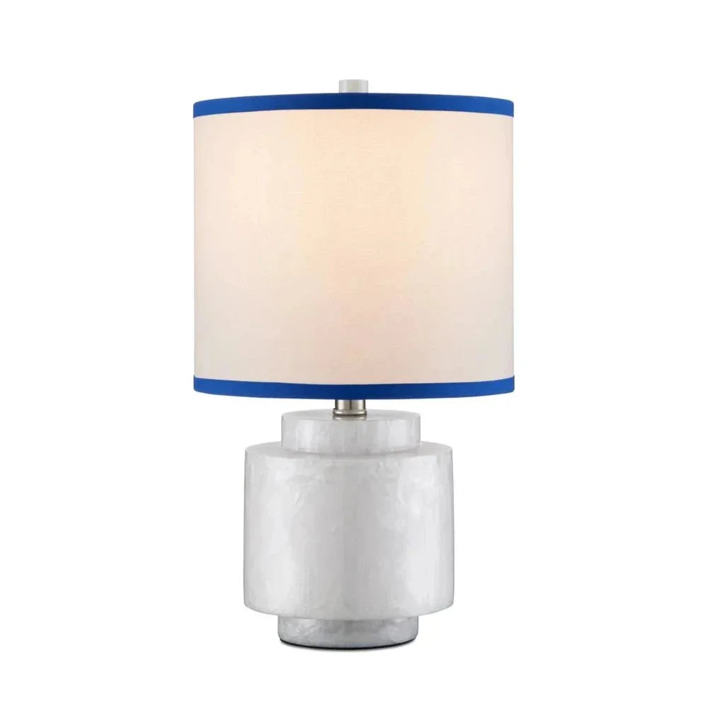 Beryl Composite Swirl Finish Table Lamp - LOOMLAN - Currey & Co - Table Lamps