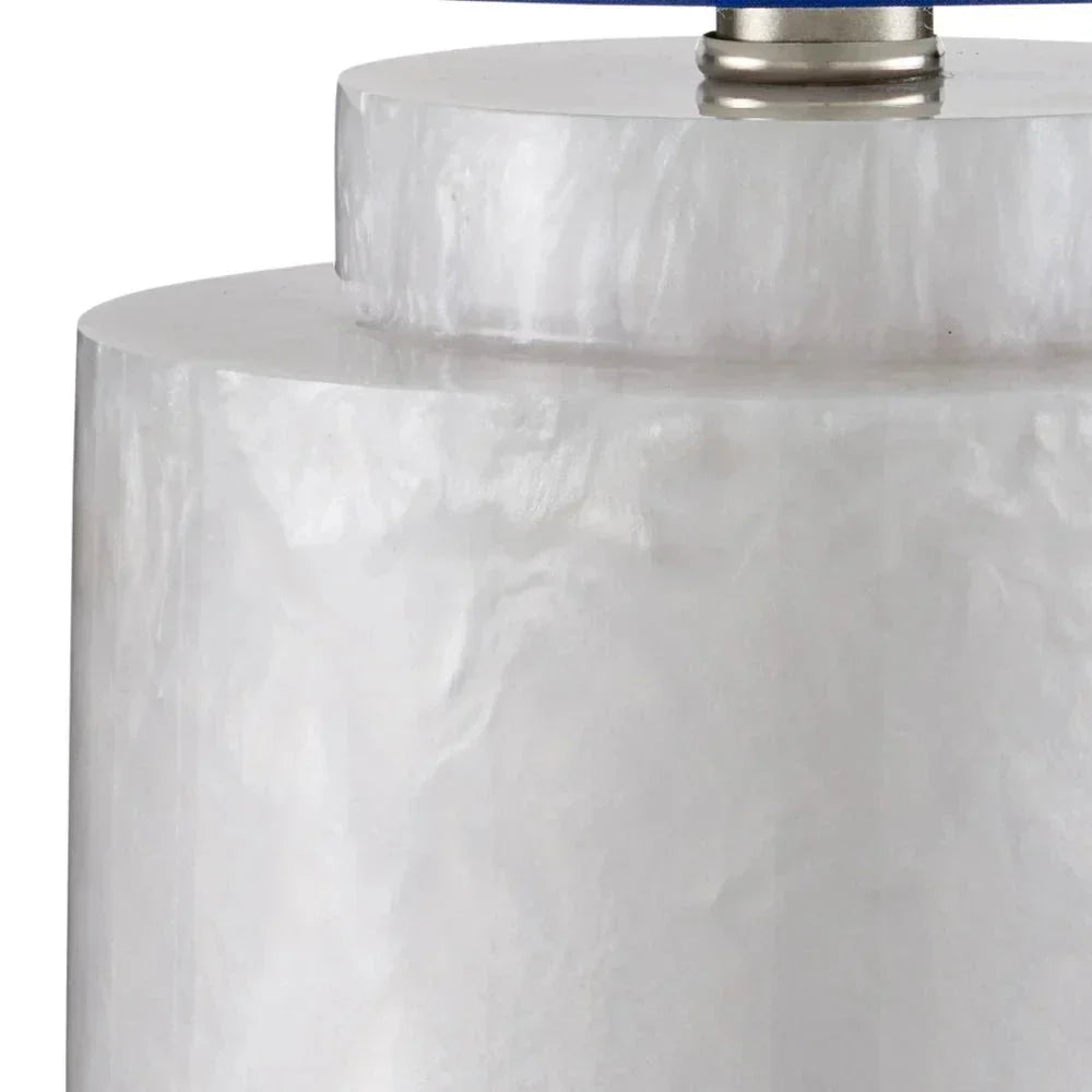 Beryl Composite Swirl Finish Table Lamp - LOOMLAN - Currey & Co - Table Lamps