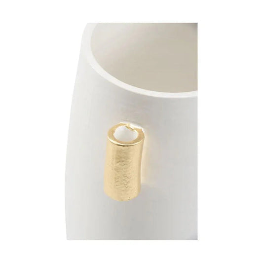 Blanco White Glazed Vase - LOOMLAN - Wildwood - Vases & Jars