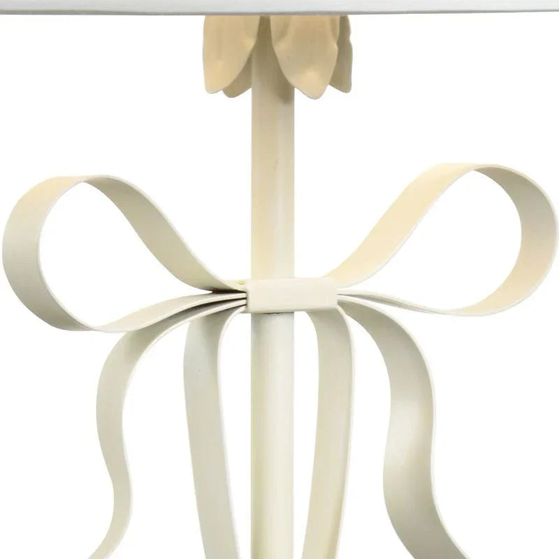 Bow Iron Made Classic Ribbon Design Table Lamp - LOOMLAN - Chelsea House - Table Lamps