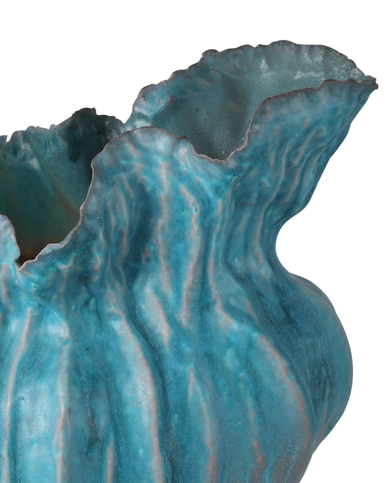 Flying Silk Blue Porcelain Vase