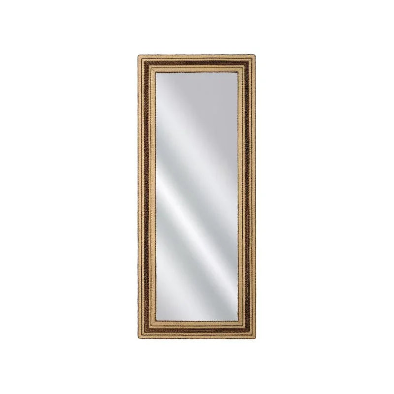 Calayan Soft Brown Framed Floor Mirror-Floor Mirrors-Wildwood-LOOMLAN