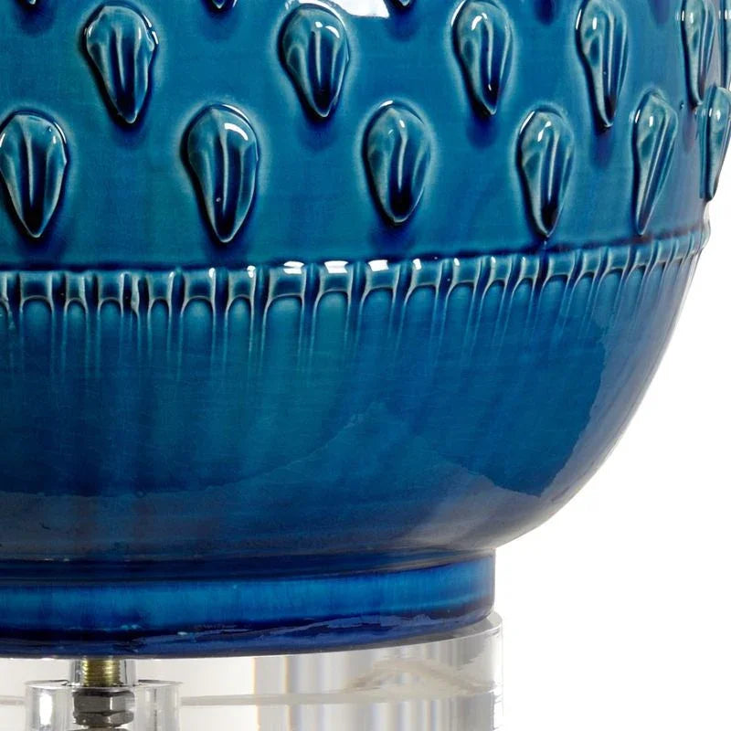 Carlotta Hand Sculpted Ceramic Table Lamp - LOOMLAN - Wildwood - Table Lamps