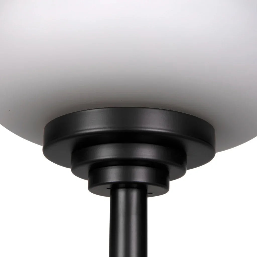 Charlotte Industrial Steel Black Table Lamp - LOOMLAN - Noir - Table Lamps
