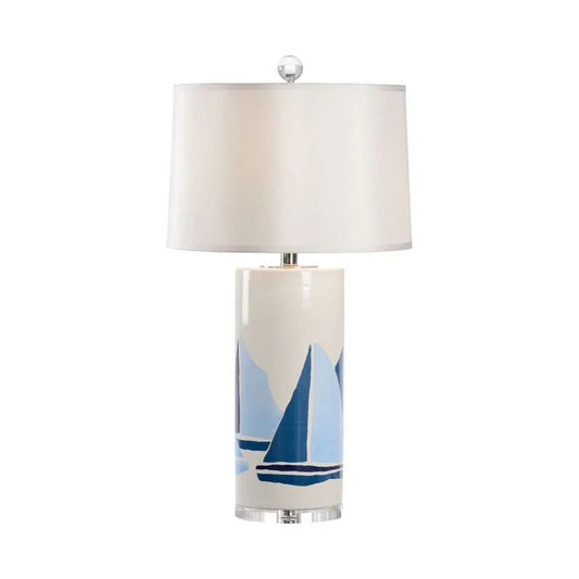 Chesapeake Hand - Painted Nautical Design Table Lamp - LOOMLAN - Chelsea House - Table Lamps