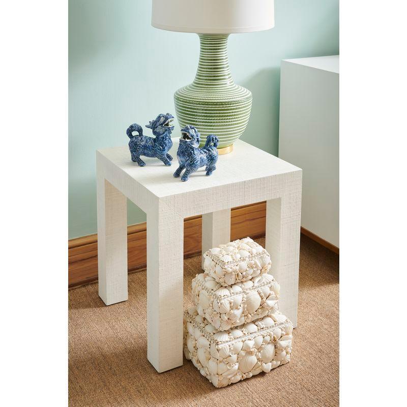 Classic White Round Shade Table Lamp - LOOMLAN - Chelsea House - Table Lamps