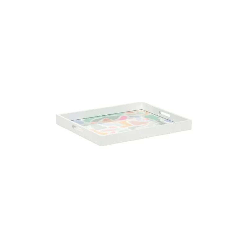 Coloring Hand - Painted Wood Tray - LOOMLAN - Chelsea House - Trays