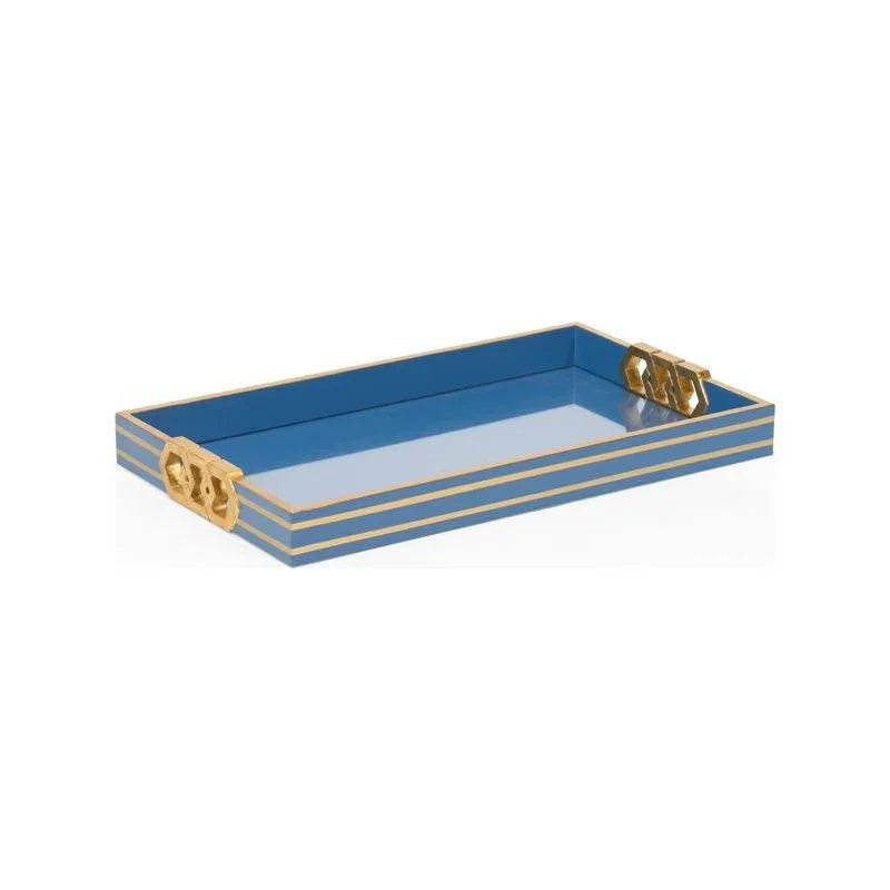 Copas Honeycomb Patterned Serving Tray - LOOMLAN - Chelsea House - Trays