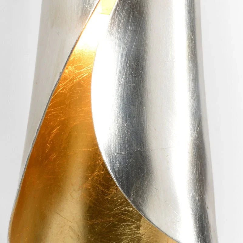 Crosby Cuff Silver Leaf Finished Wall Sconce - LOOMLAN - Wildwood - Wall Sconces