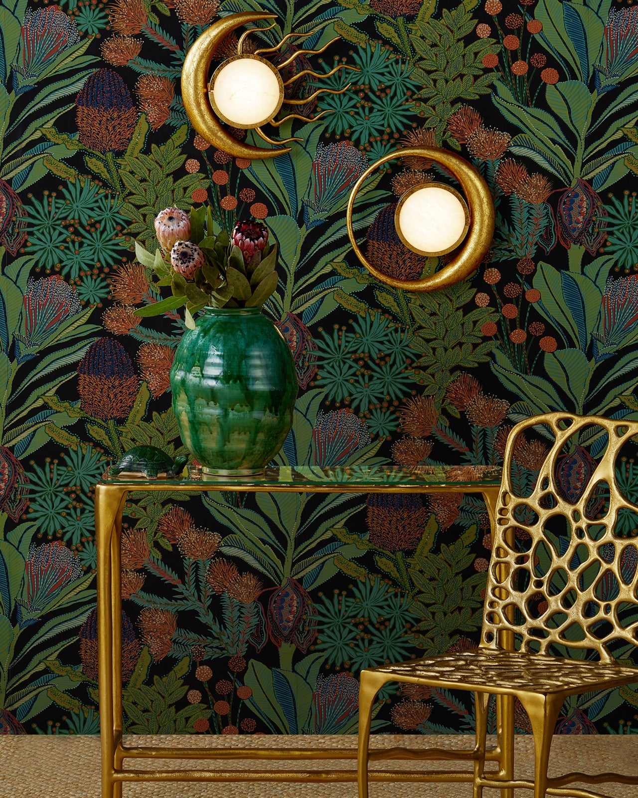 Marrakesh Green Porcelain Vase