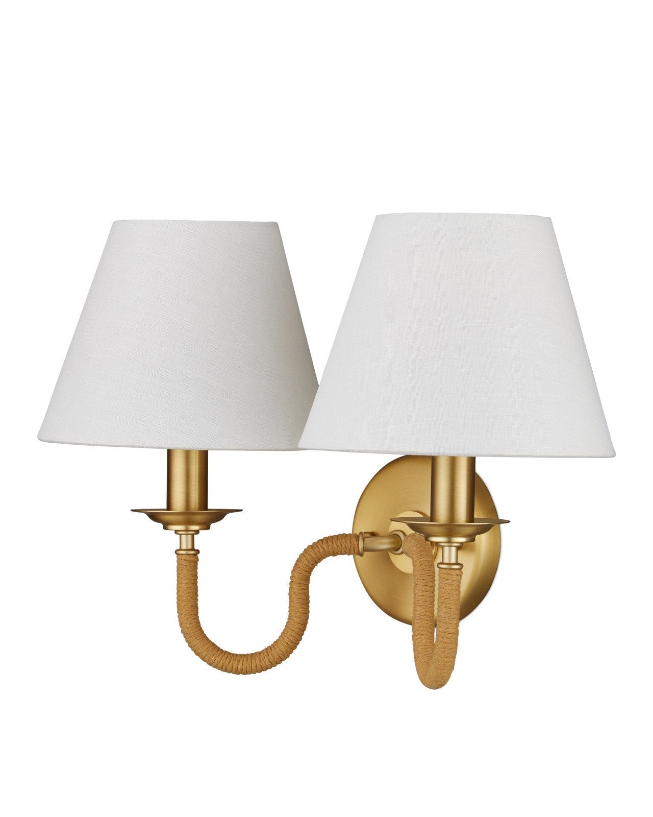 Adala Metalic Gold Wall Sconce