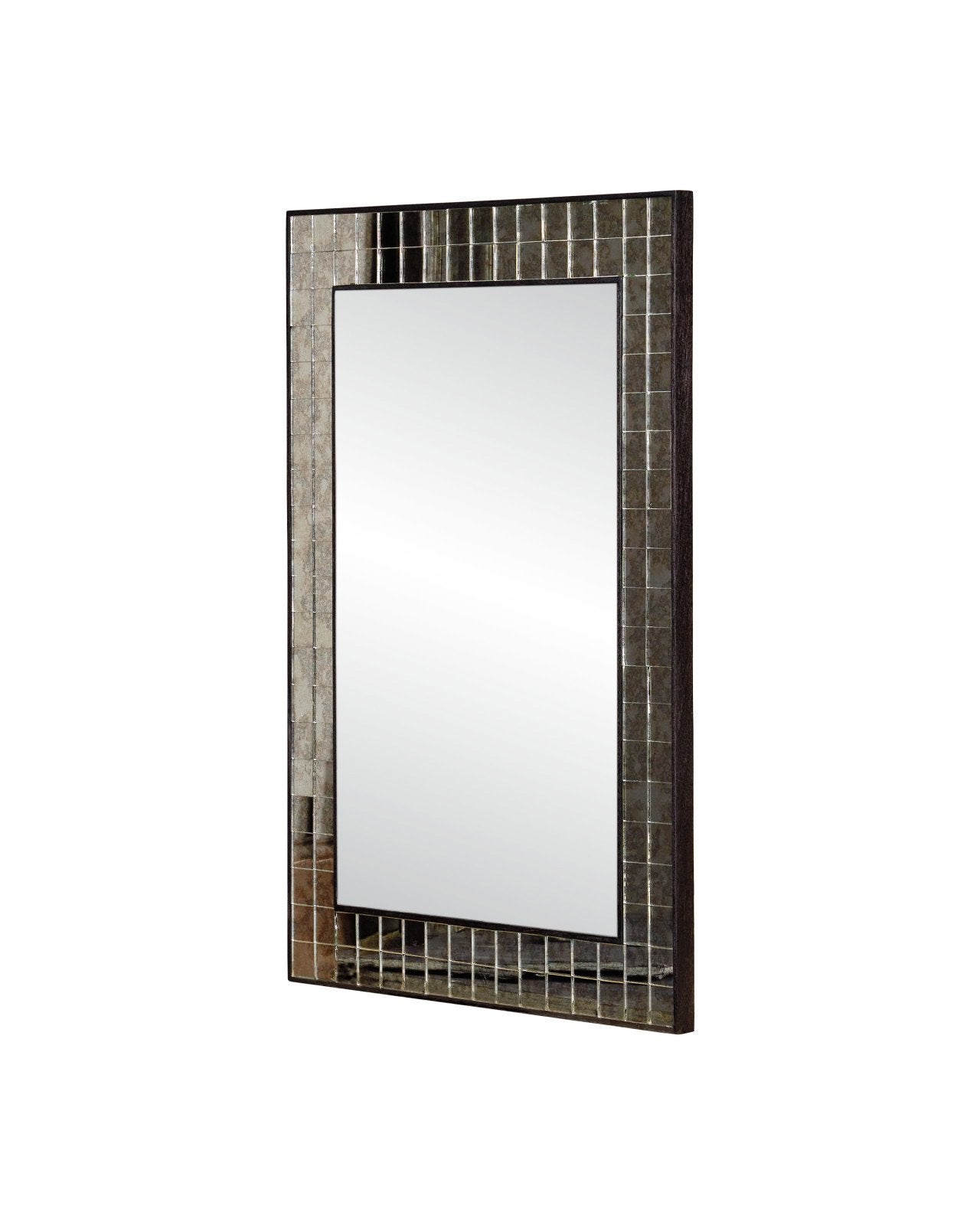 Mosaico Wood Frame Rectangular Wall Mirror
